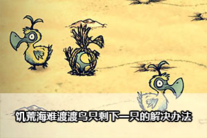 饥荒海难渡渡鸟只剩下一只的解决办法