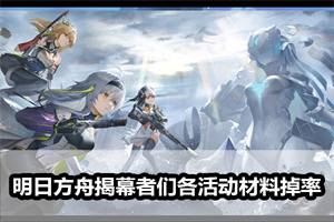 明日方舟揭幕者们各活动材料掉率